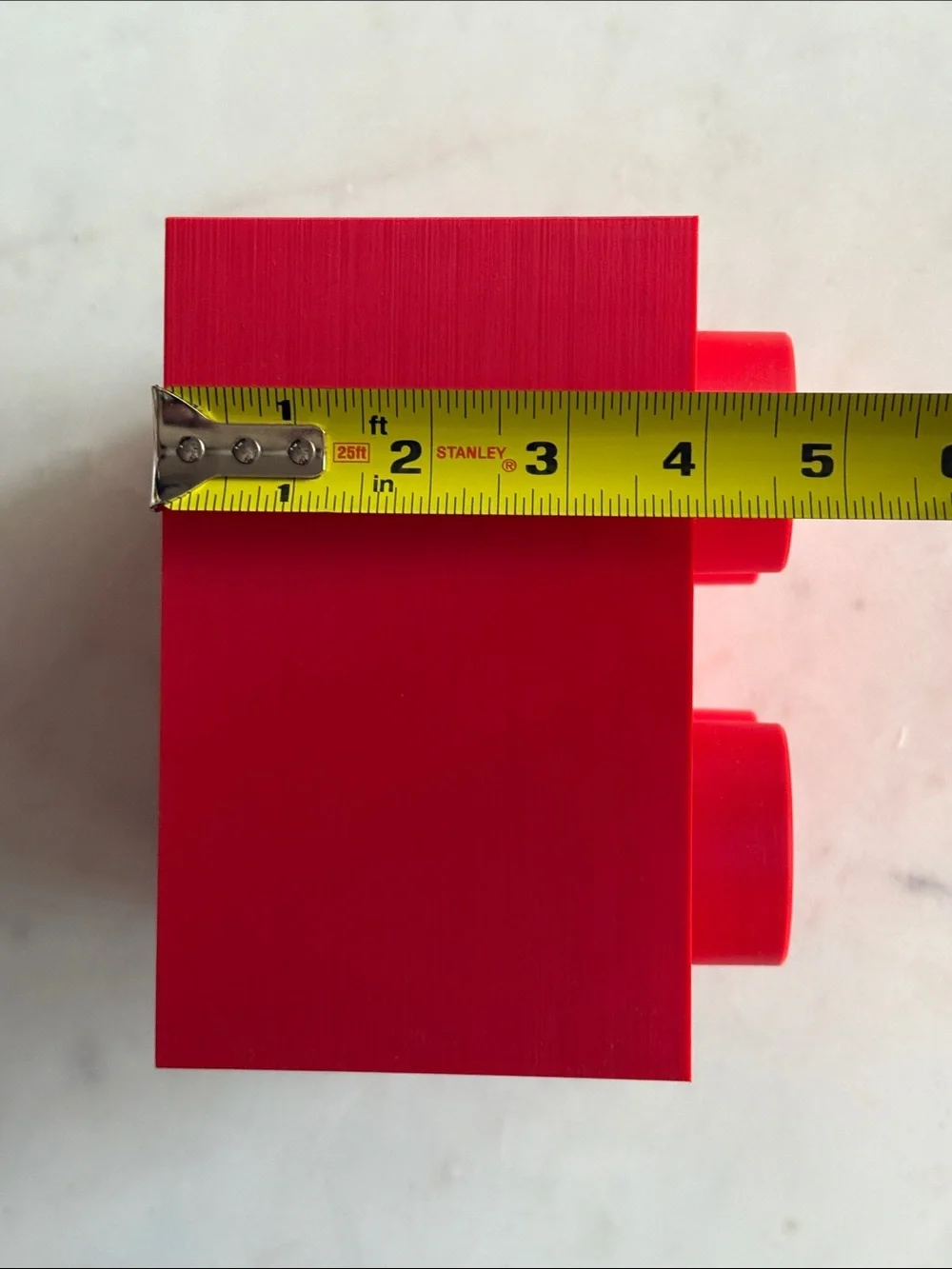 3D Printed Red Giant Oversized Building Block